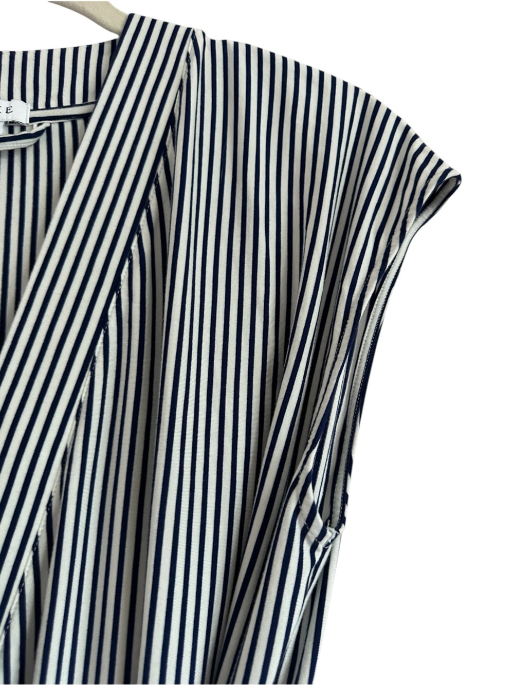 LAKE DreamModal Kimono Pajama Wrap Top Blue Depths Stripe Small - Picture 7 of 14